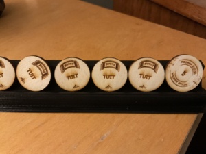rack of tokens